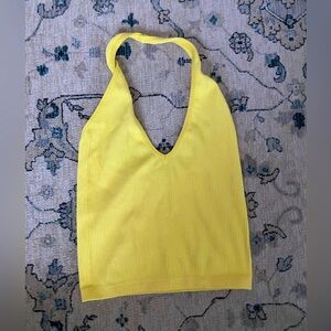Yellow Urban Outfitters Halter Top